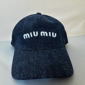 MIU MIU Denim Baseball Cap FW23